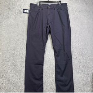 Chaps Straight Fit Jeans Mens 36X32 Blue Dark Washed Stretch Denim‎ Pants NEW